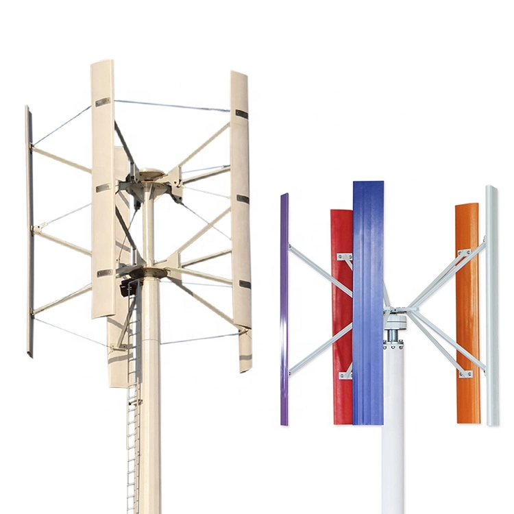 Small 5kw Windmill to 10kw off Grid 220V Vertical Wind Turbine Generator for Residential