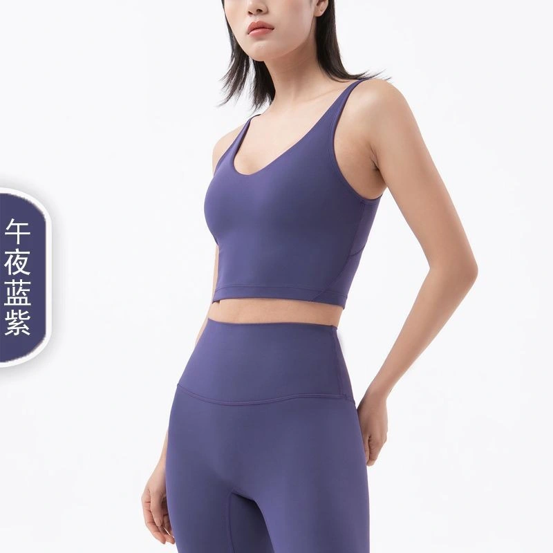 China Wholesale/Supplier Active Wear Lulu and Lemon Women Yoga Sportswear Sexy Yoga Sports Bra