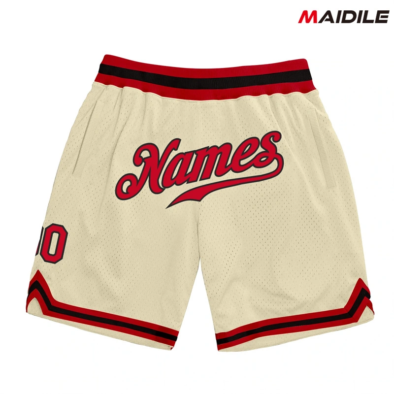 Custom Logo Vintage Classic Mesh Men's Basketball Throwback Shorts