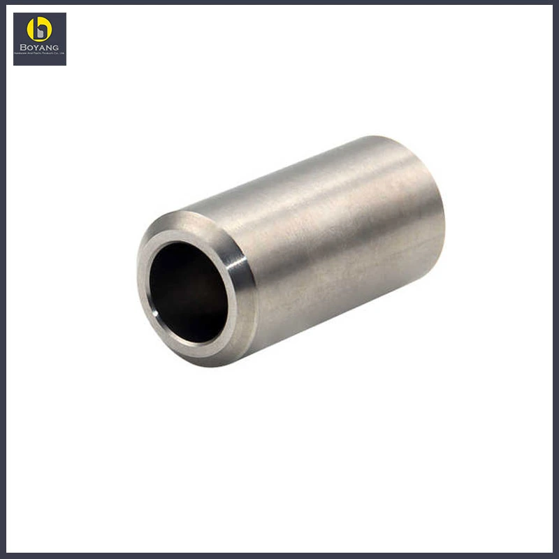 Metal Processing External Small Square Bore Steel Threaded Bushing CNC Turning Parts