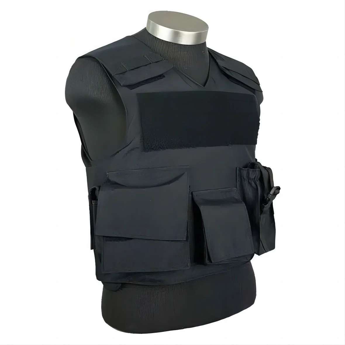 Black Overt PE Bullet Proof Tactical Vest M45