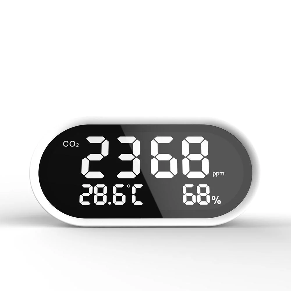 Surveillance intelligente de la qualité de l'air capteur infrarouge NDIR CO2 gaz compteur Analyseur détecteur de pollution atmosphérique