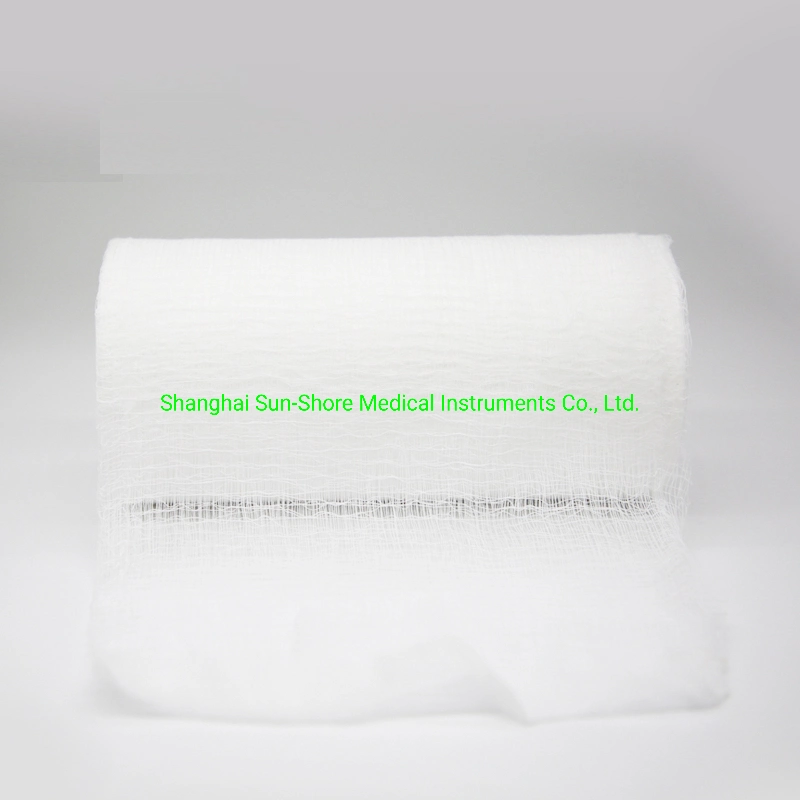 100% Cotton Fabric Medical Absorbent Hospital Use Gauze Roll