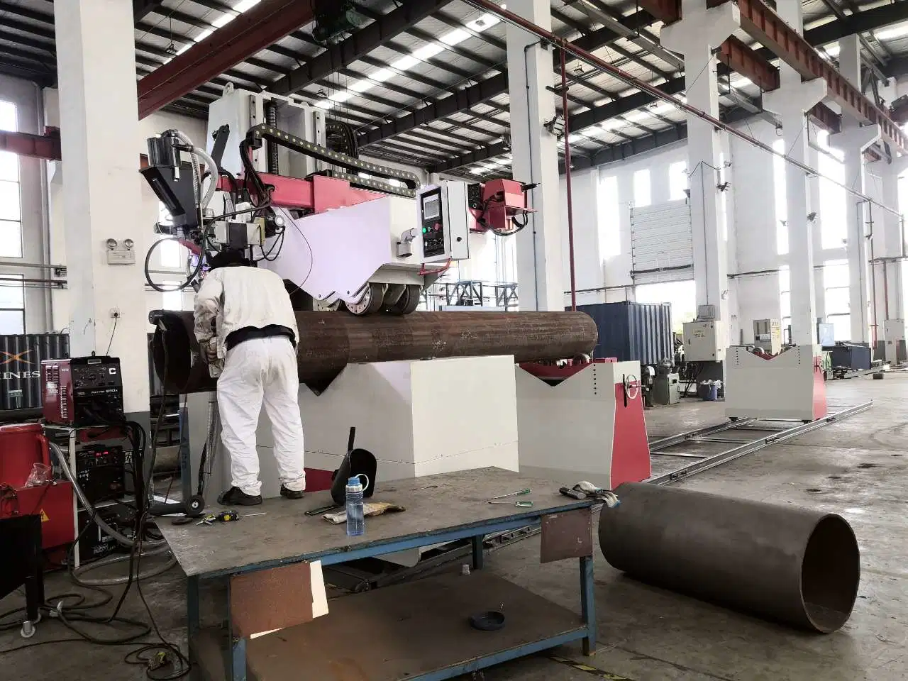 Automatic Pipe Fabrication Welding Equipment (SAW) Submerged-Arc Welding