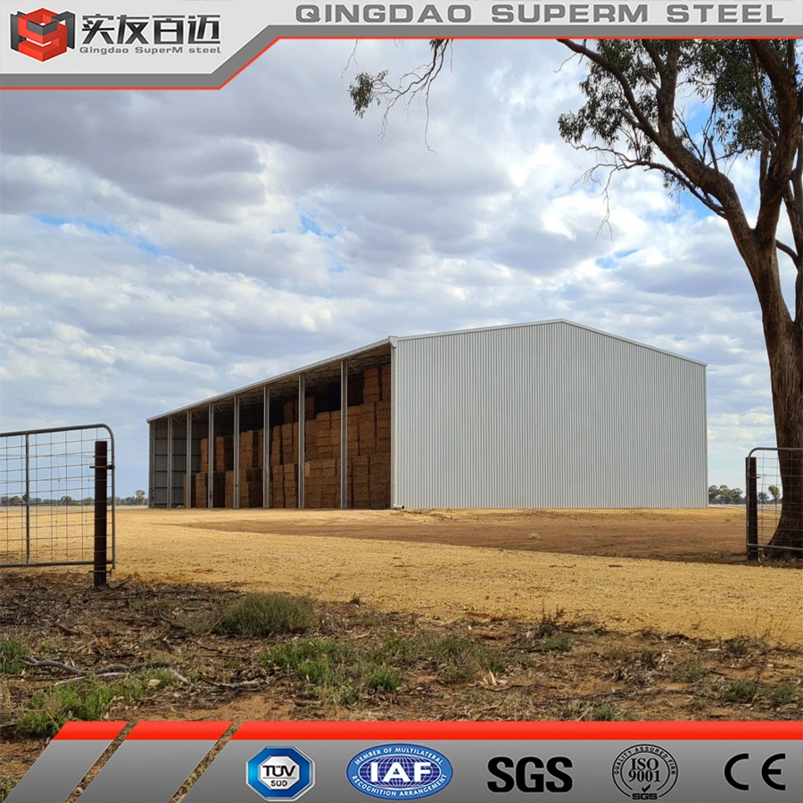 Schnelle Installation Farm Pole Sheds Australien Standard Rural Farm Grain Lager Für Strohhalme