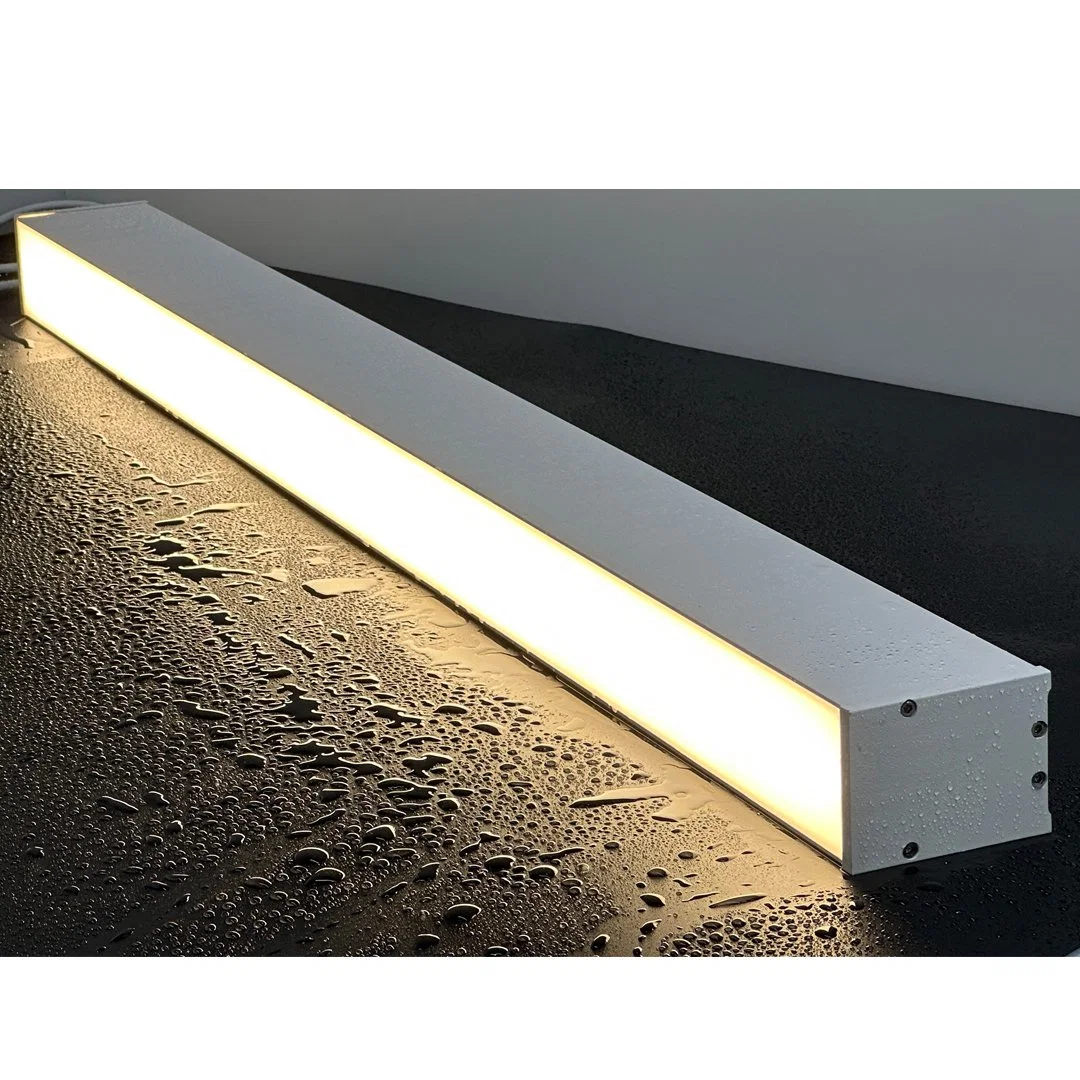 LED étanche à suspension linéaire lustres LED profil IP67 Lampe à pendentif linéaire pour la salle à manger, lustre Kitchen Island