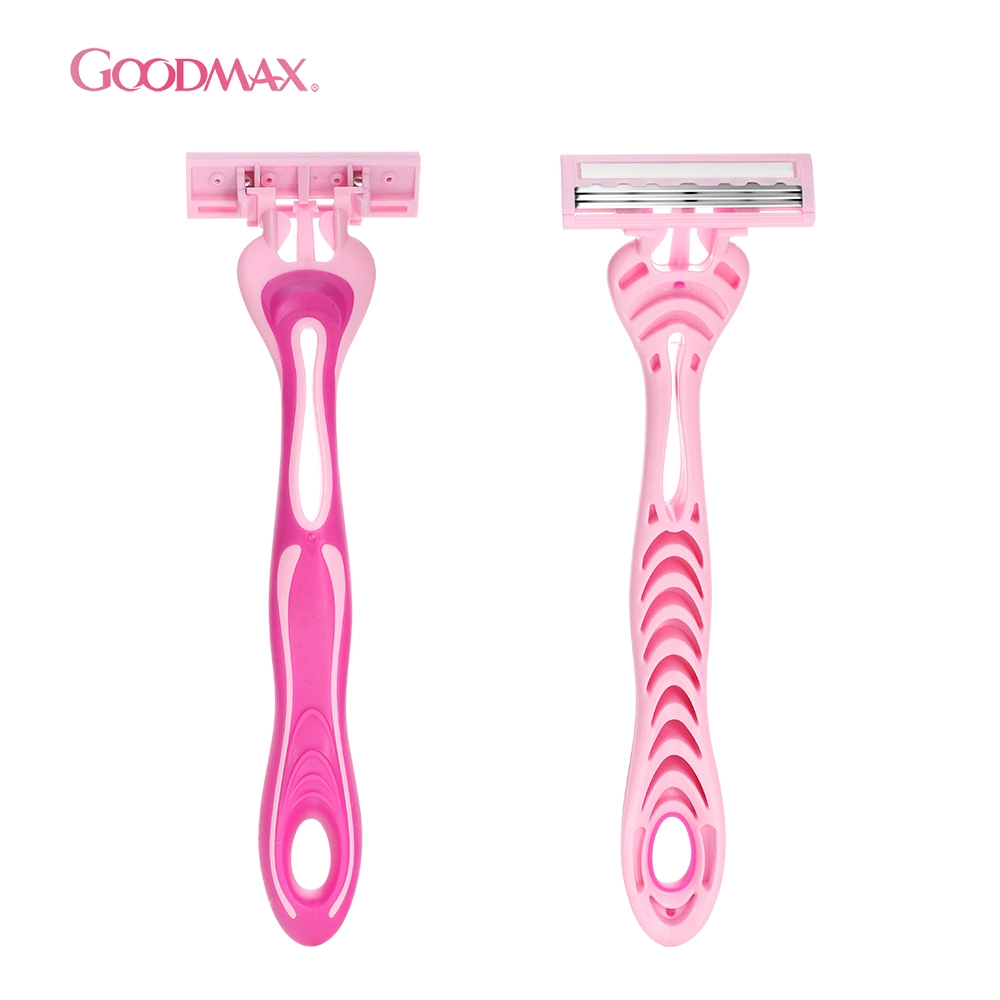 Female Triple Blade Stainless Steel Blade Disposable Razor