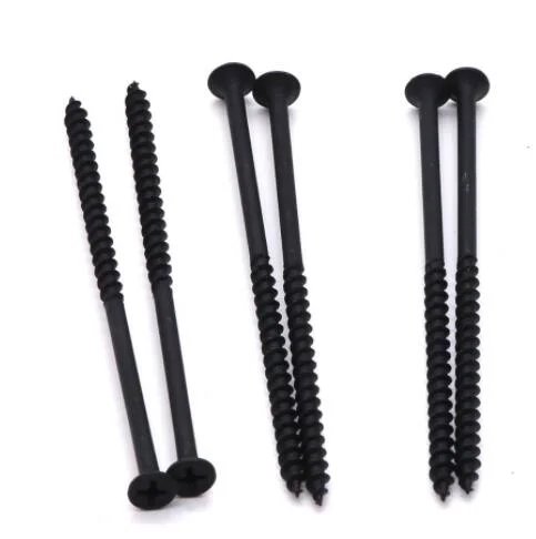 High quality/High cost performance  Screws Plaster Horn Head Black Drywall Screws for Building Decoration