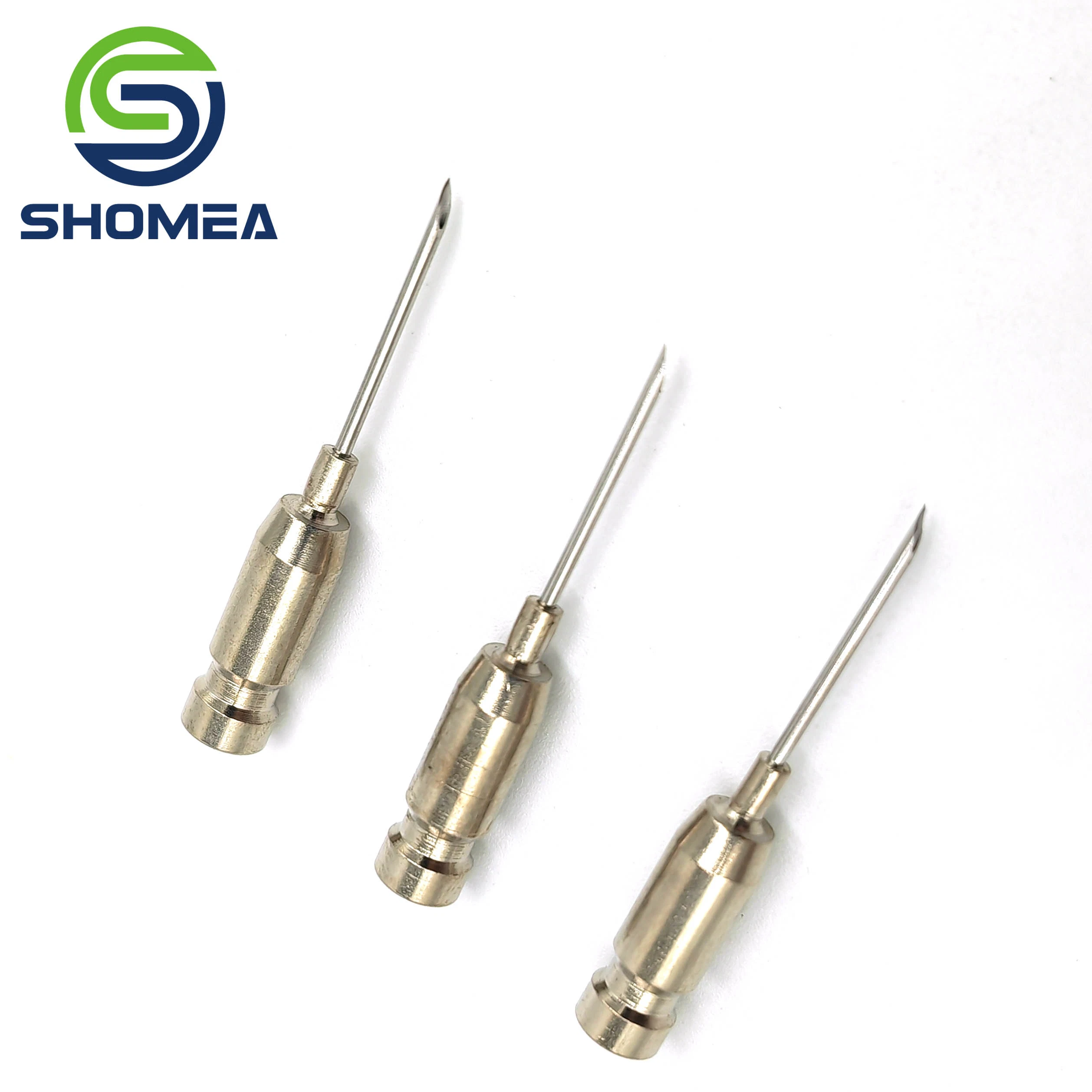 Shomea Customized Tri-Beveled Stainless Steel Hair Implanter Needle with Plastic Luer Lock