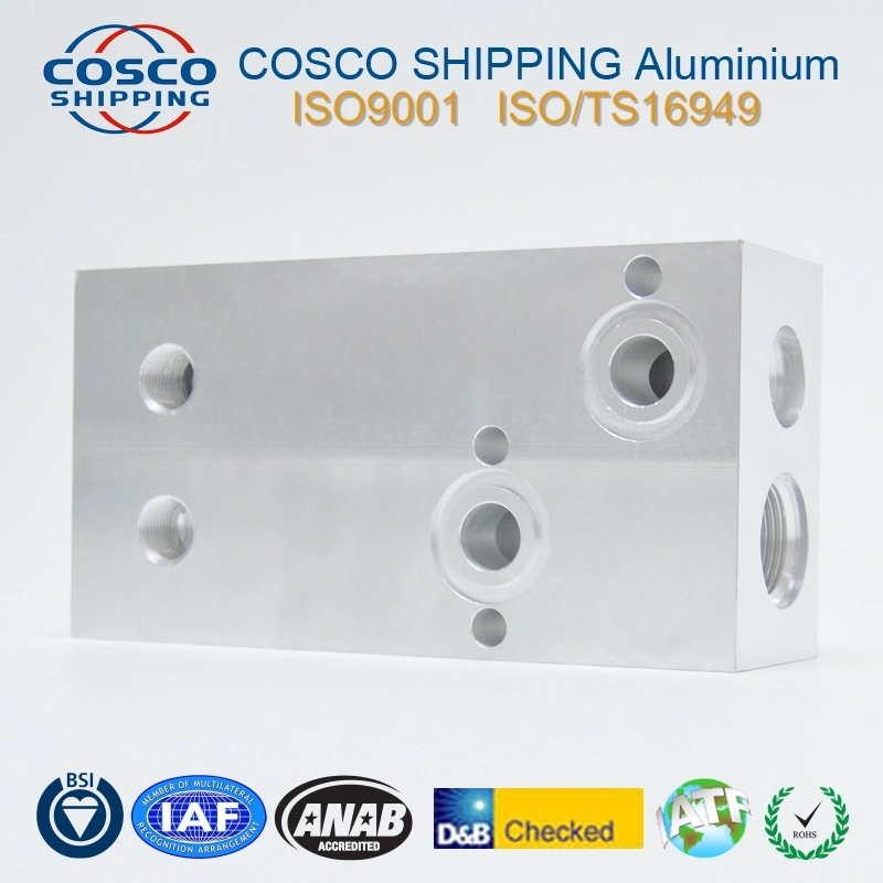 Aluminium/Aluminum Extrusion Profile with CNC Machining (ISO9001: 2015 certified)