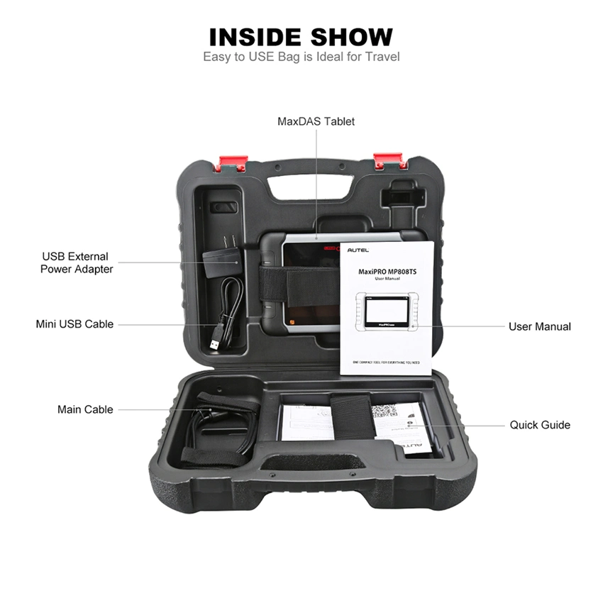 Autel MP808ts Maxipro автомобильной Scan Tool диагностического сканера MP808ts Maxipro для строительного оборудования компании Volvo диагностического прибора