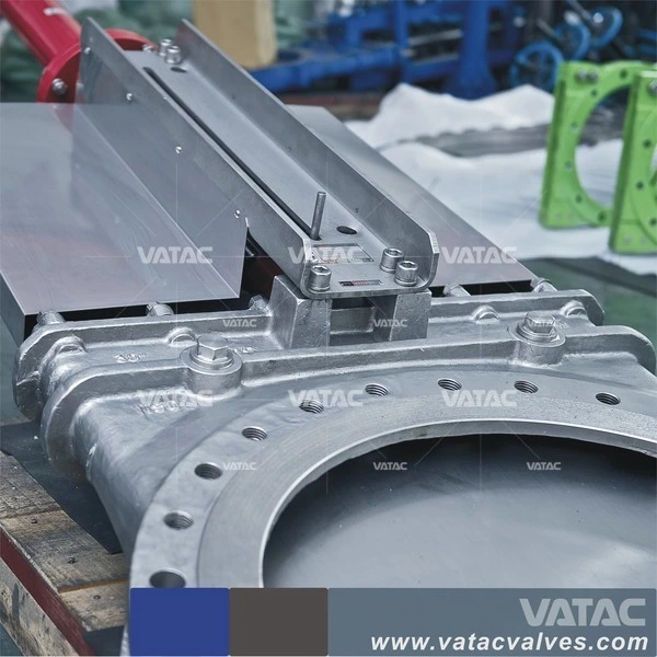 Cast Steel Wcb/Wcc/CF8/CF8m RF Ends Knife Gate Valve