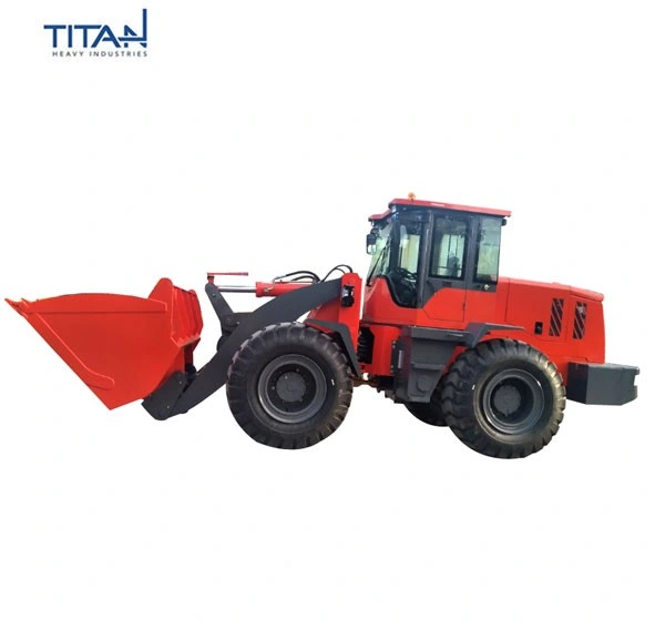 Titan TL40 picking up earth push 4000kg hydraulic wheel loader