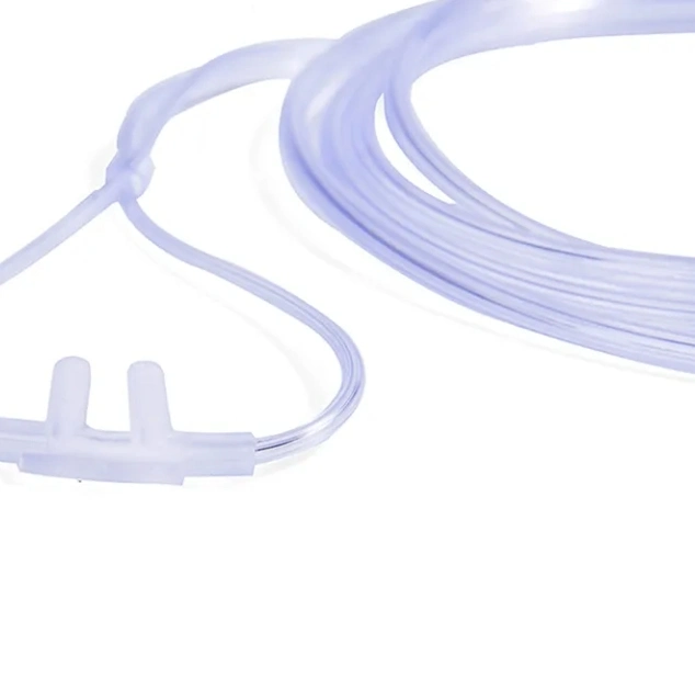 Tube d'oxygène nasal médical PVC médical humidifiant tube d'oxygène nasal