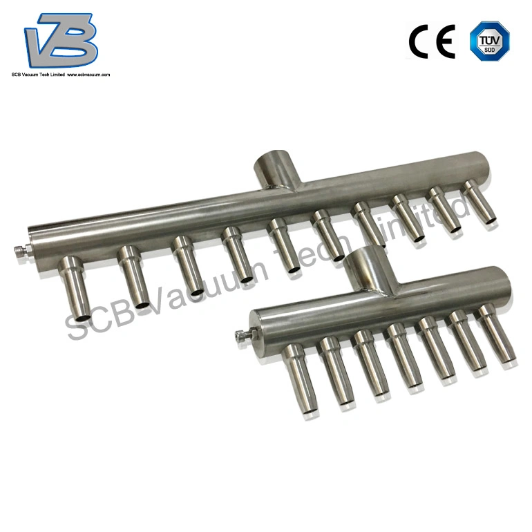 Stainless Steel 304 Multi Air Nozzle Manifold for Food Package Drying