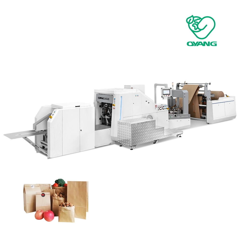 Bread Bags Overseas Engineering Team Technical Support Square Bottom Paper Bag Making Machine