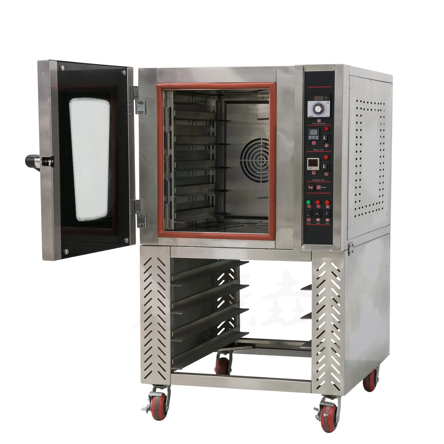 10 Trays Gas Heating Hot Air Convection Oven for Heating Food