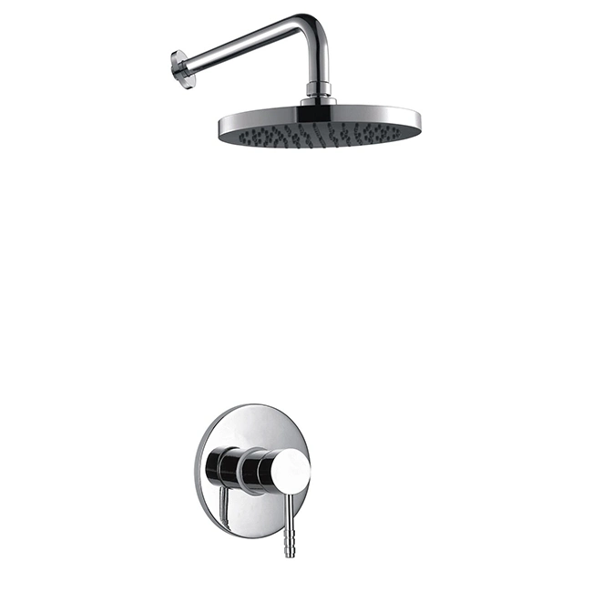 Bathroom Brass Shower Faucet Fixture Concealed Install Bath Shower Mixer Faucet