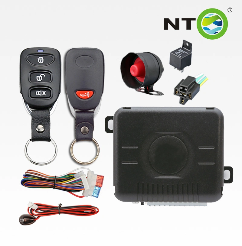 Nto Anti Theft One Way Car Alarm with Horn Optional Key Security System