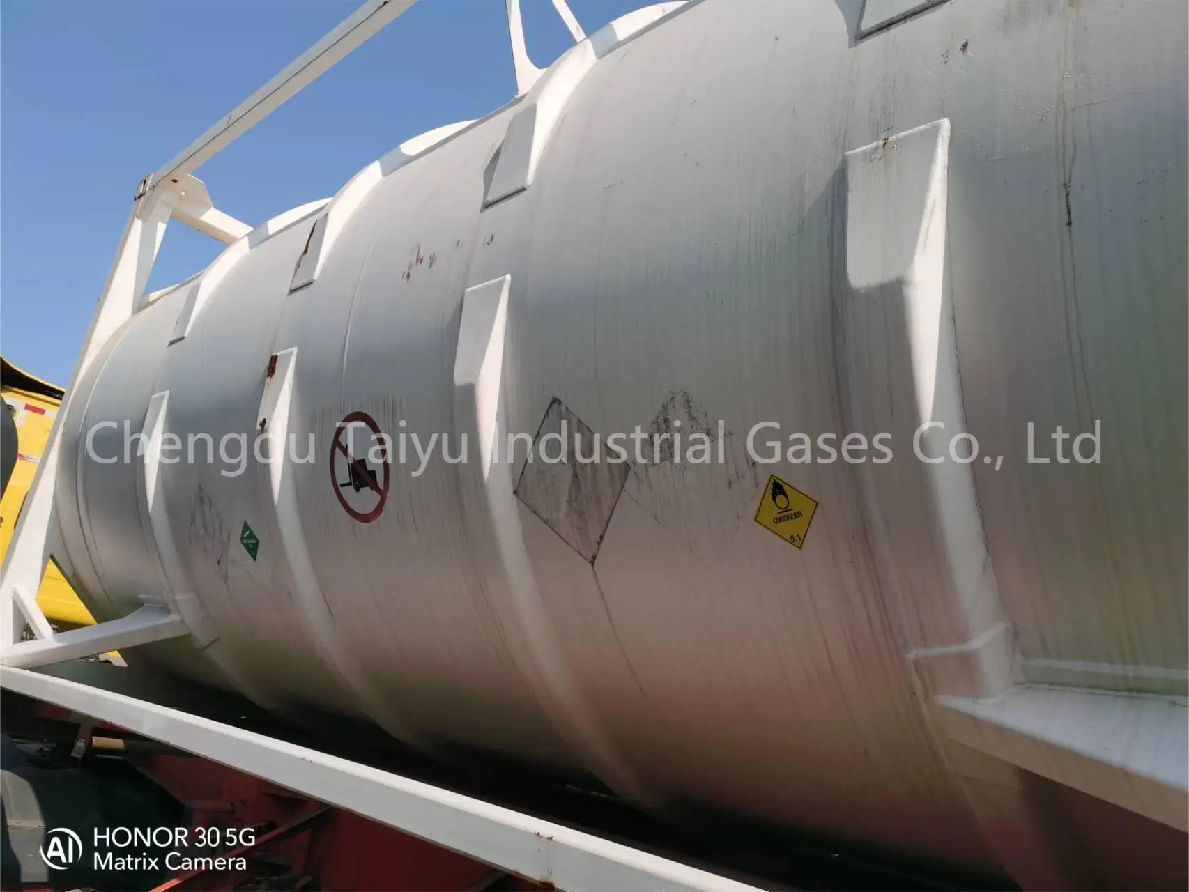 Factory Price Oxygen /O2 Gas 20ton in ISO Tank