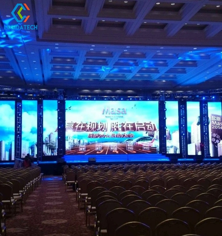 Legidatech Labor Cost Saving Super Slim 1000CD Brightness 3840Hz P2.604 P2.976 P3.91 P4.81 Fixed Installation LED Screen Panel for Church