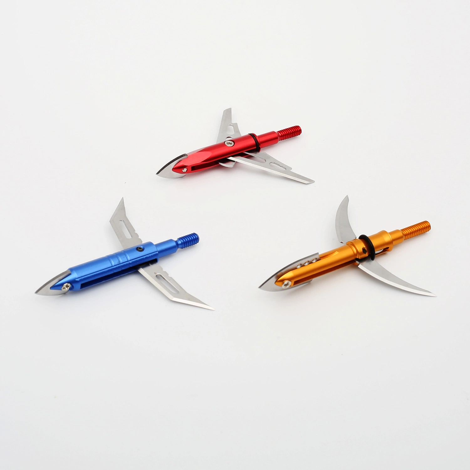 En acier inoxydable 125grain un biseau de la chasse Broadheads extensible