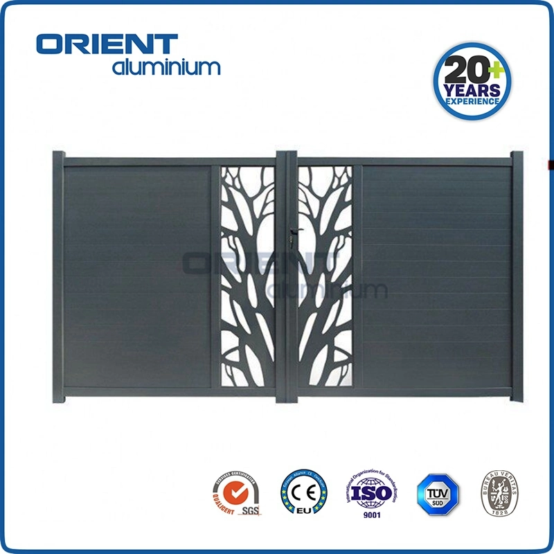 Popular Aluminum Sliding Gate for House Aluminium Metal Gate