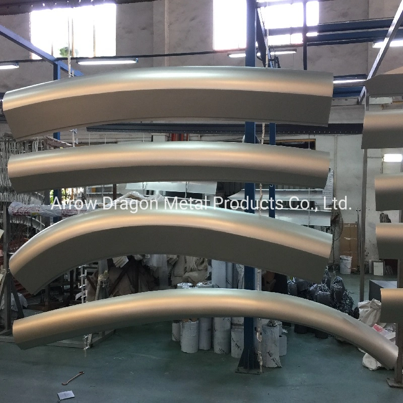 PVDF Aluminum Curved Perforated Panel for Wall Cladding