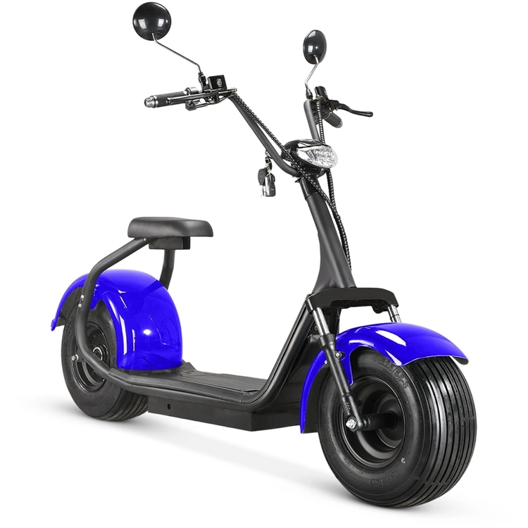 2021 La moda de la movilidad eléctrica Moto 1000W moto barata Harley 125cc moto Scooter Citycoco equilibrio de los adultos