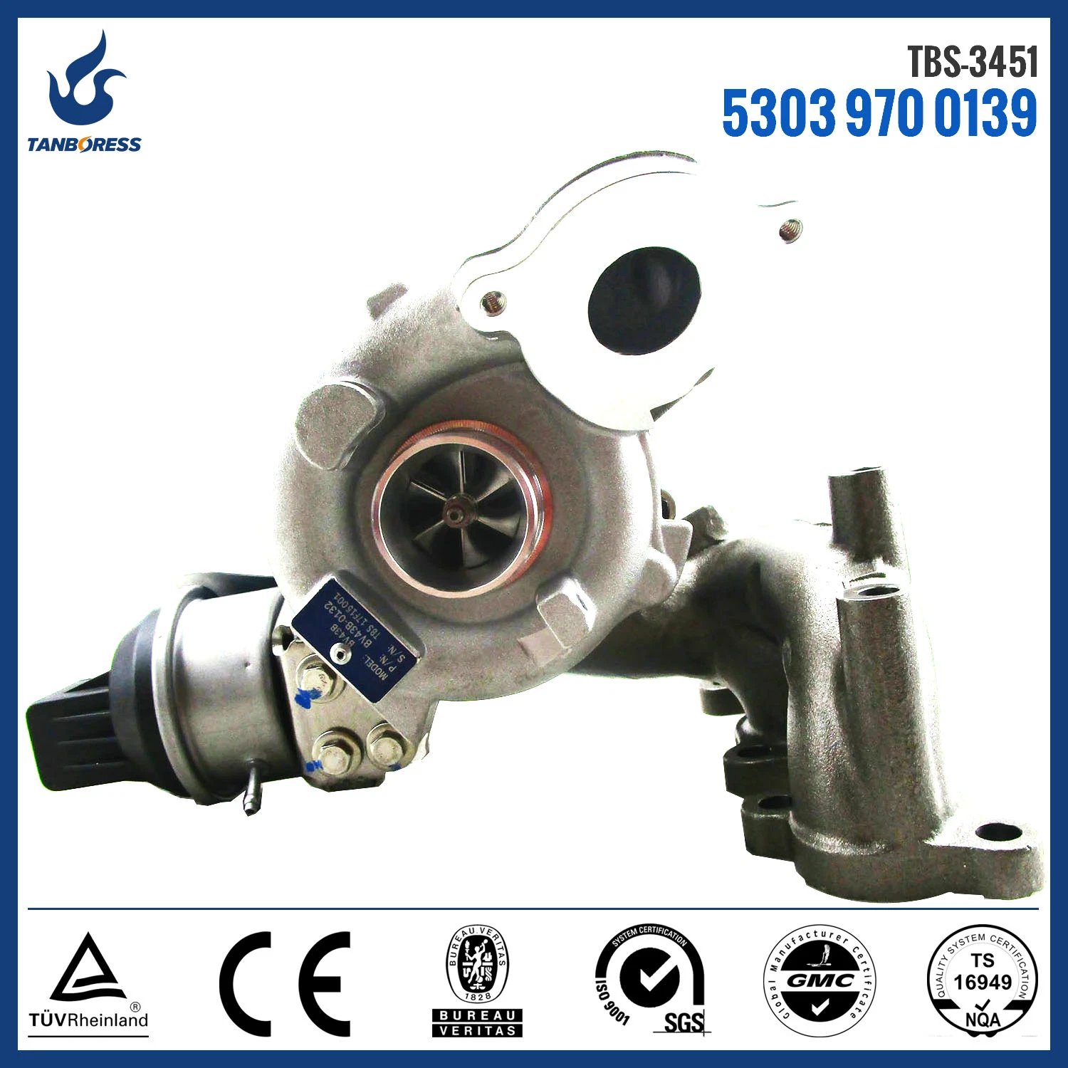 Audi/ Skoda /VW BV43 Electric Turbocharger CHRA 53039880205 53039700139 53039700132