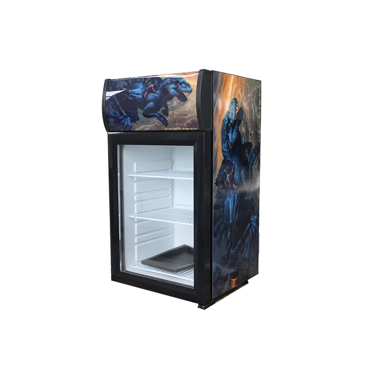 Table Top Mini Bar Glass Door Display Beverage Cooler Sc-42L