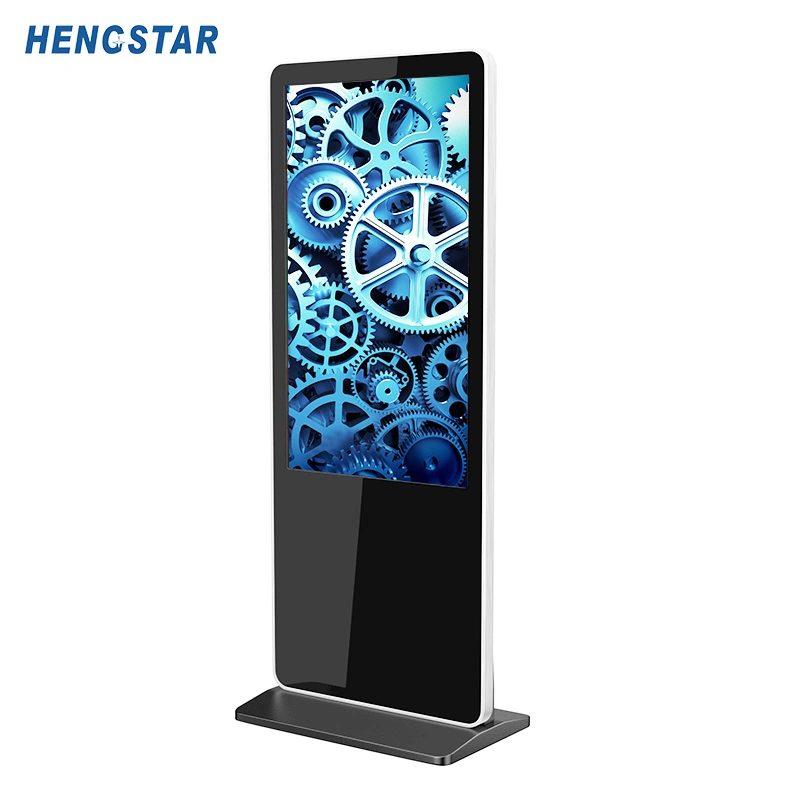 All in One Touch Screen PC Flat Screen TV for Advertising Sign Boards in 43 Inch Vertical Digital Signage Display