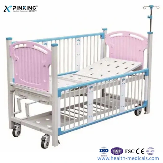 Professional Multi-Function 2 Crank Child Pediatric Bed CE Certified with Casters