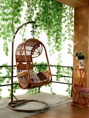Hot Sell Outdoor Hanging Rattan Chair Leisure Wicker Patio Swing Chair