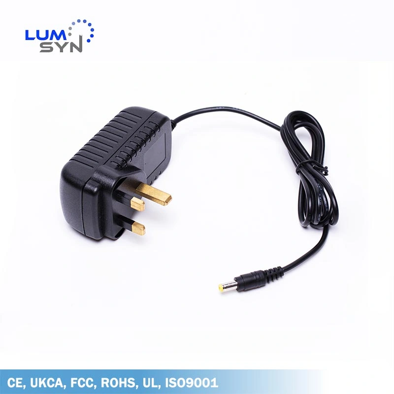 En62368 100 certificados de 240V 50 a 60 Hz AC a DC 12V 18W de 1,5 a nivel de eficacia VI Adaptador de corriente con enchufe europeo