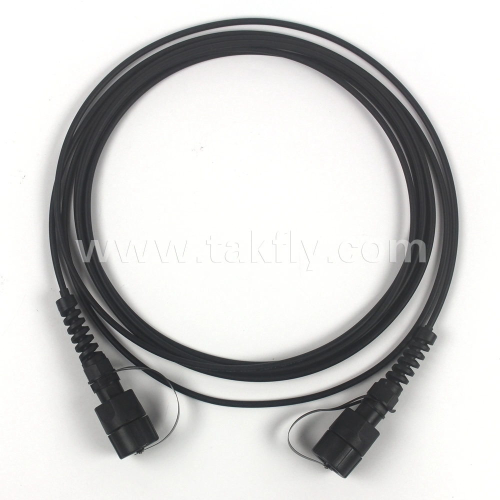 Ftta IP67 Waterproof Odvac MPO to LC Duplex Optical Fiber Patch Cord