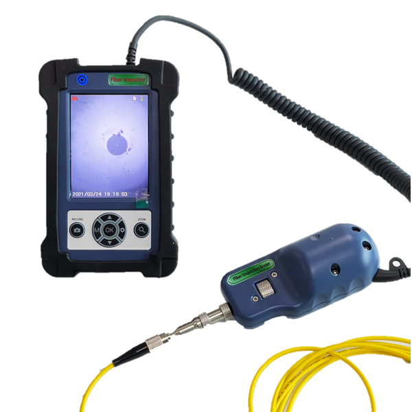 Onefind Fiber Inspection Probe Wf-600V 400X Magnification Fiber Optic Inspection Microscope