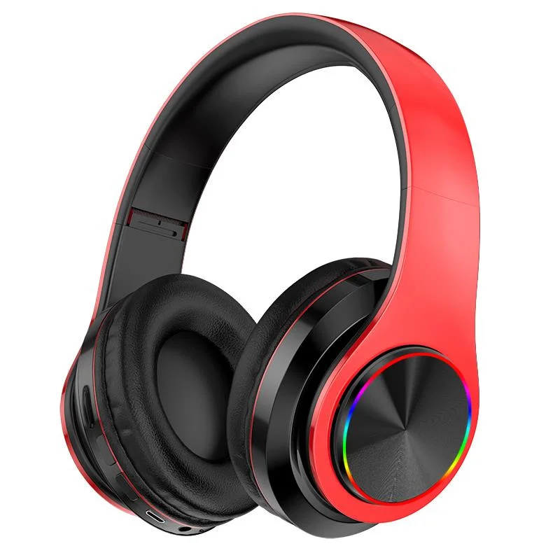 Portable Colorful 3D Stereo LED Gaming Bluetooth Headphone