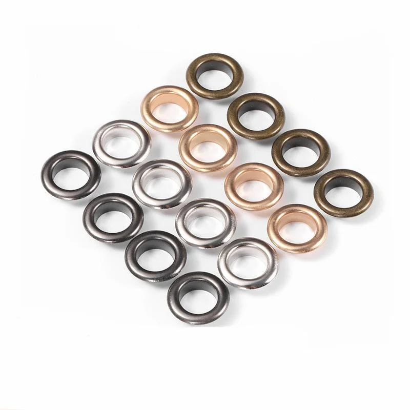 Metal Double Sided Rolled Color Copper Garment Round Eye Buttons