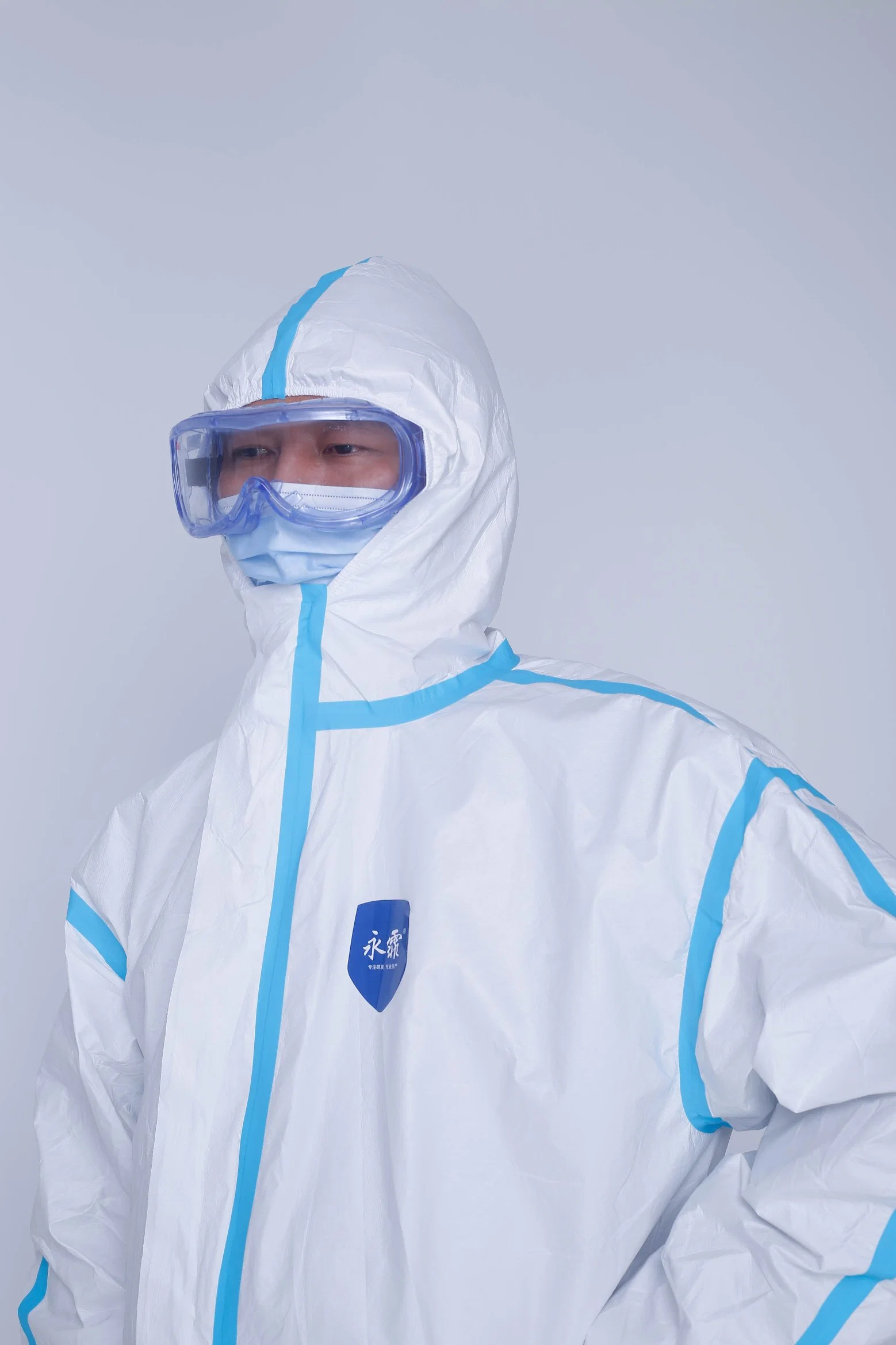 Type 4 Health Facility PP PE Disposable Protective Clothing.