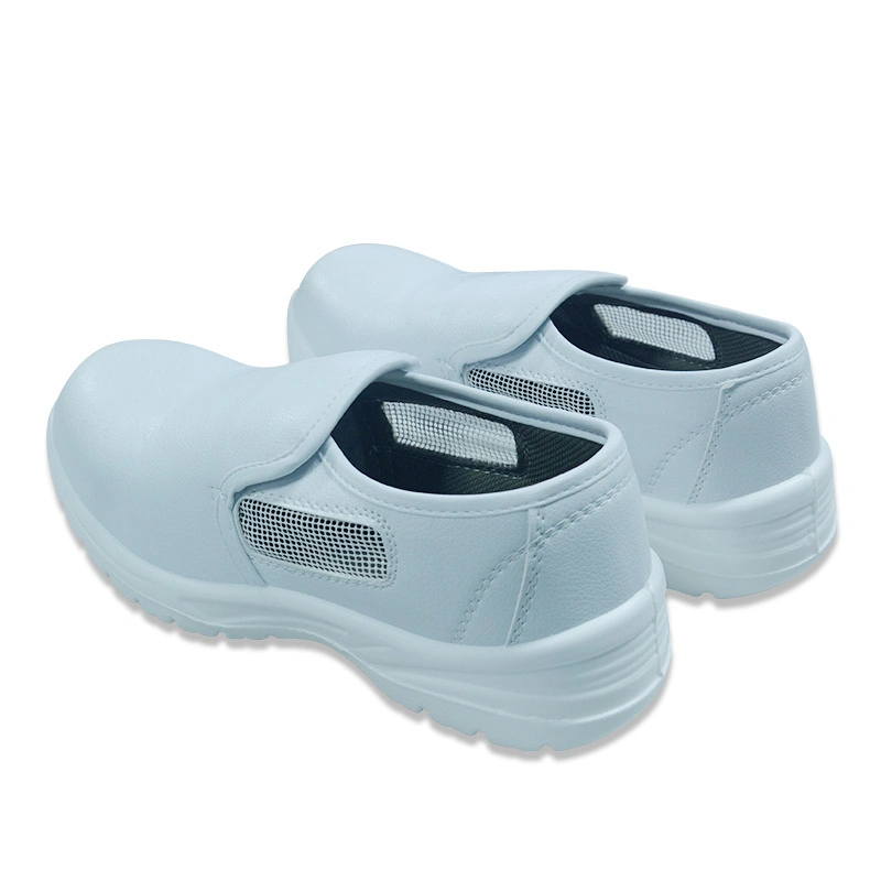 Malla blanca Anti-Punctured Calzado de Seguridad, Taller de Non-Slip ESD de sala limpia zapatos de seguridad