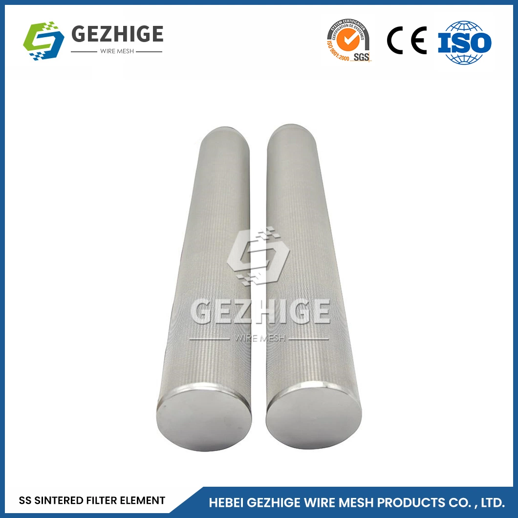 Gezhige Filtro sinterizado rectángulo de fabricación China Filtro de metal sinterizado 1um-100um la precisión de filtración Filtro sinterizado