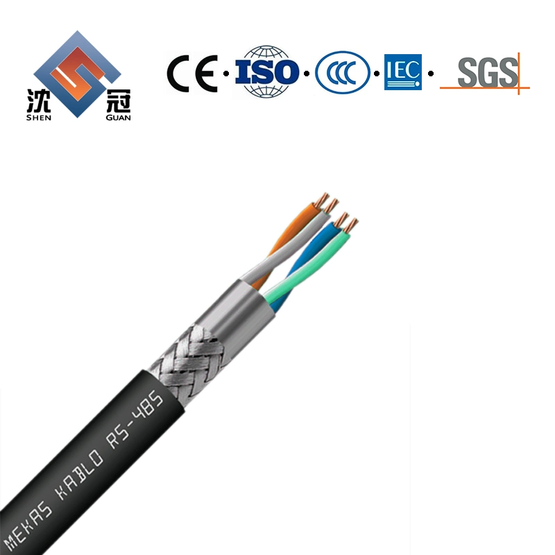 Shenguan Aluminum Sheath Inner Shielding Railway Digital Signal Cable 5 Water Proof Soow Rubber Cable Low Voltage Cable