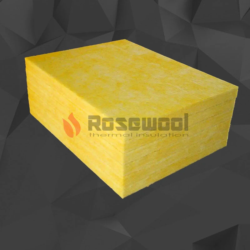 Thermal Insulation Glass Wool Building Material Glass Wool Board with Density: of 12-48 Kg/M&sup3;