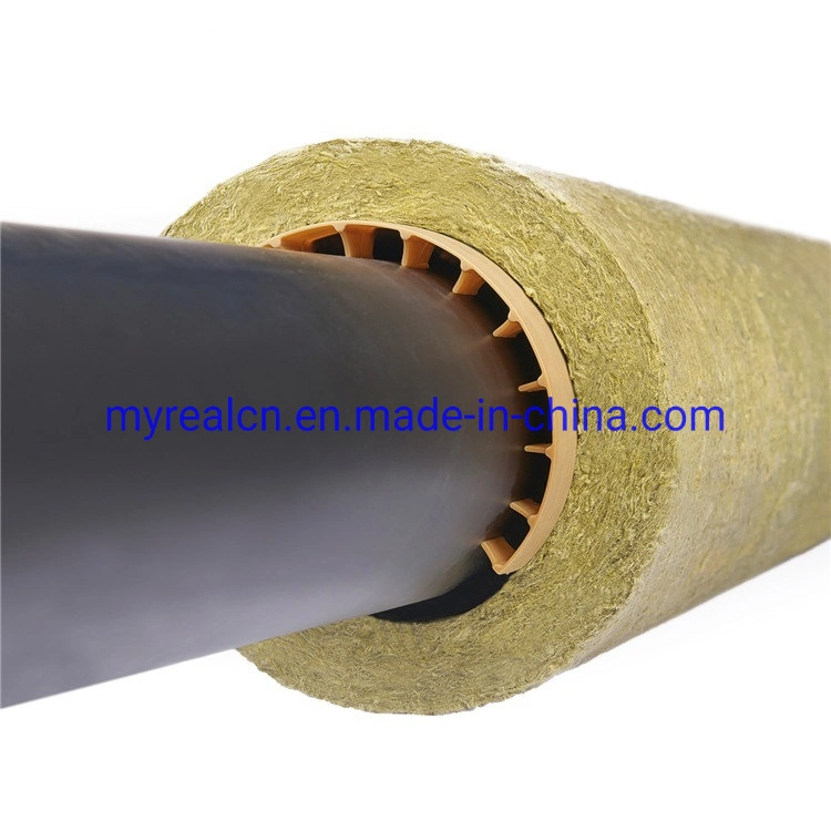 Fire Retardant & Fireproof Material Fireproof Mineral Rock Wool Rockwool Thermal Insulation Tubes