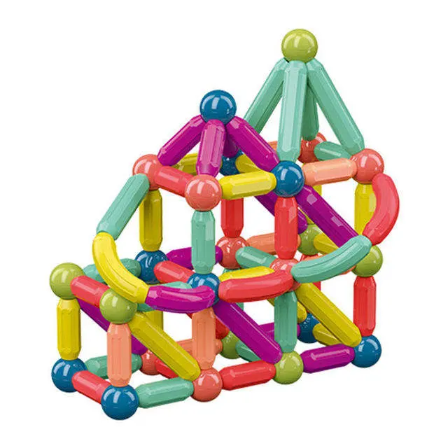 Trending Magnetic Balls&Rods DIY Building Sticks Set Educational Toys