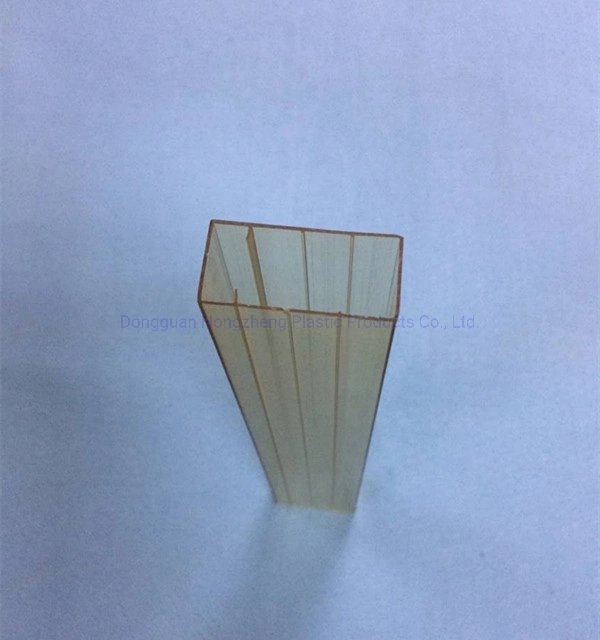 PVC transparente y PC extrusión Perfil / tubo con todo tipo De forma para el tubo de IC de embalaje