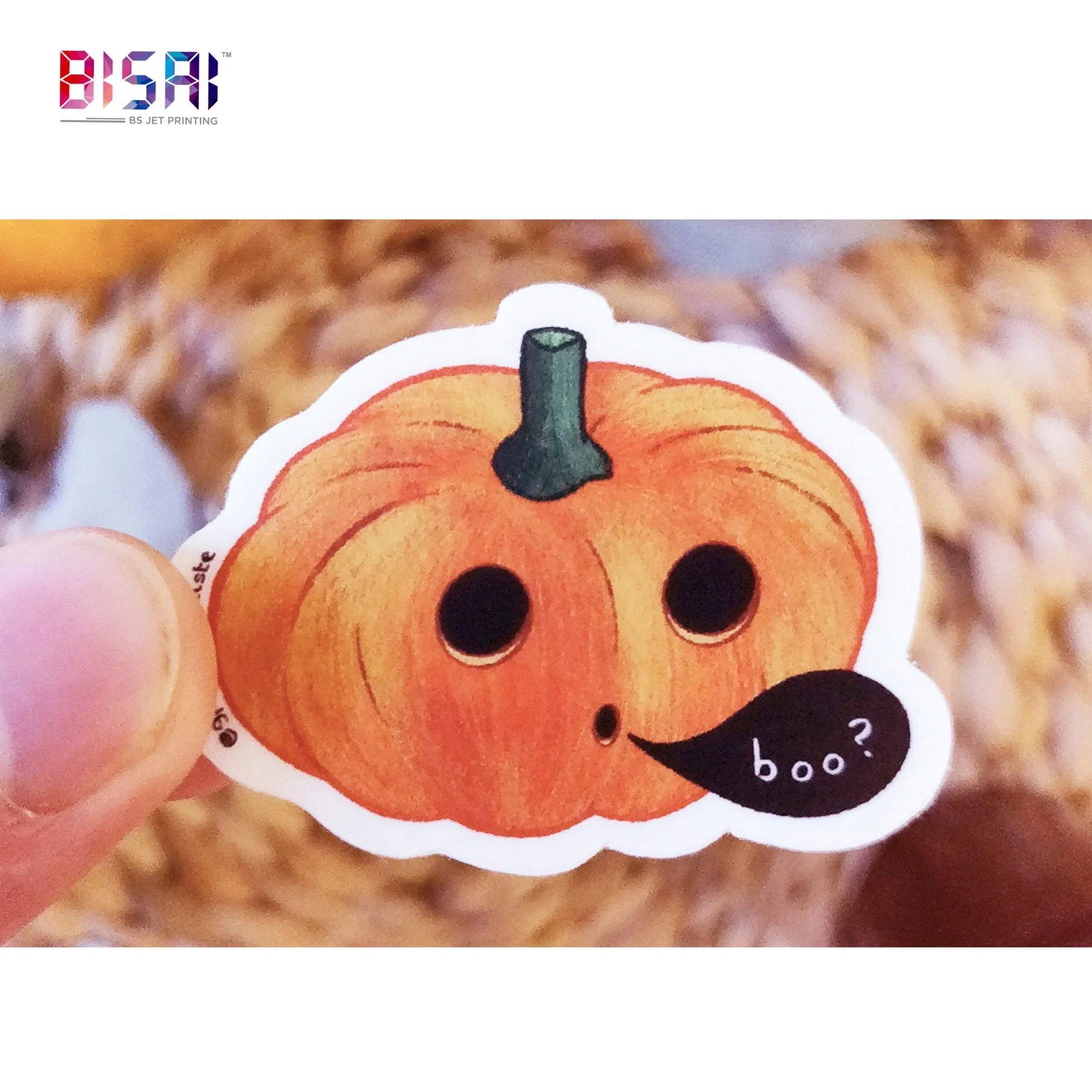 Factory Direct Halloween Stickers Paper Vinyl Waterproof Floor Decoration Home Wall Sticker