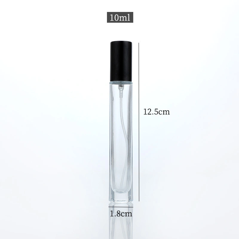 Refillable Pocket 10ml Square Parfum Spray Bottle Glass Containers Perfume Atomizer for Men & Women