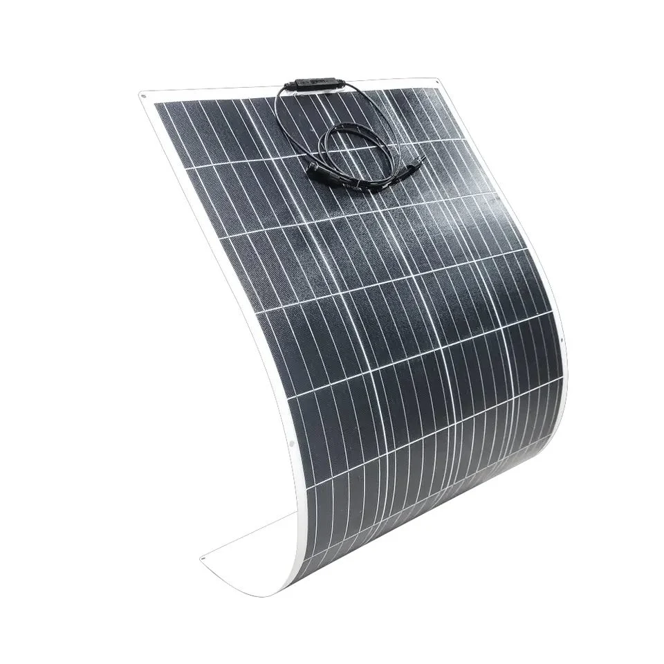 100W Flexible Monocrystalline Solar Panel Kit with 8.33A MPPT Charge Controller for RV/Boat/Trailer Camper/Marine Solar System Battery